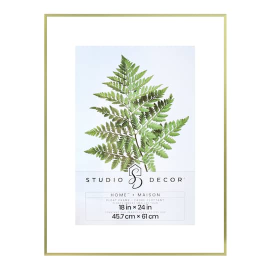 6 Pack: Home™ Gold Metal Float Frame by Studio Décor